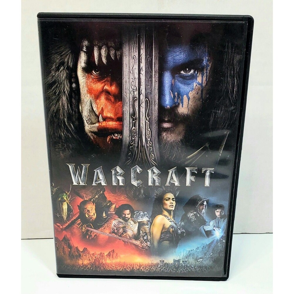 Warcraft DVD 2015 Fantasy Action Movie Azeroth Orcs Humans Epic Battle Tested